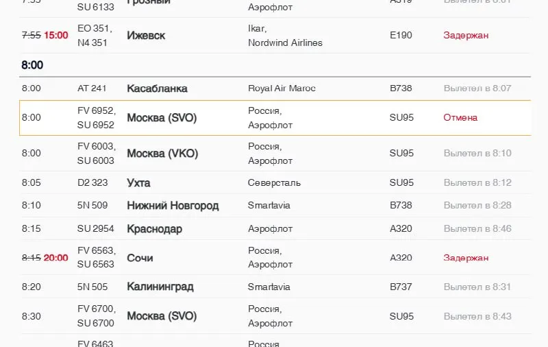 Аэропорт сообщил о стабильной работе, но 35 рейсов отменены и 24 задержаны — перебои вызваны закрытием воздушного пространства в ряде российских аэропортов.